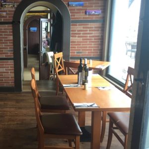 La Magnolia Italian restaurant table by window